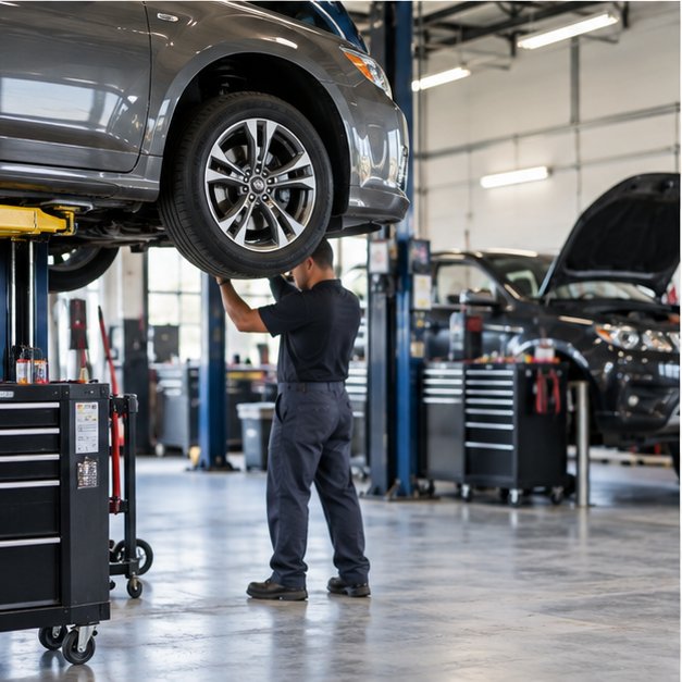 Automotive service garage