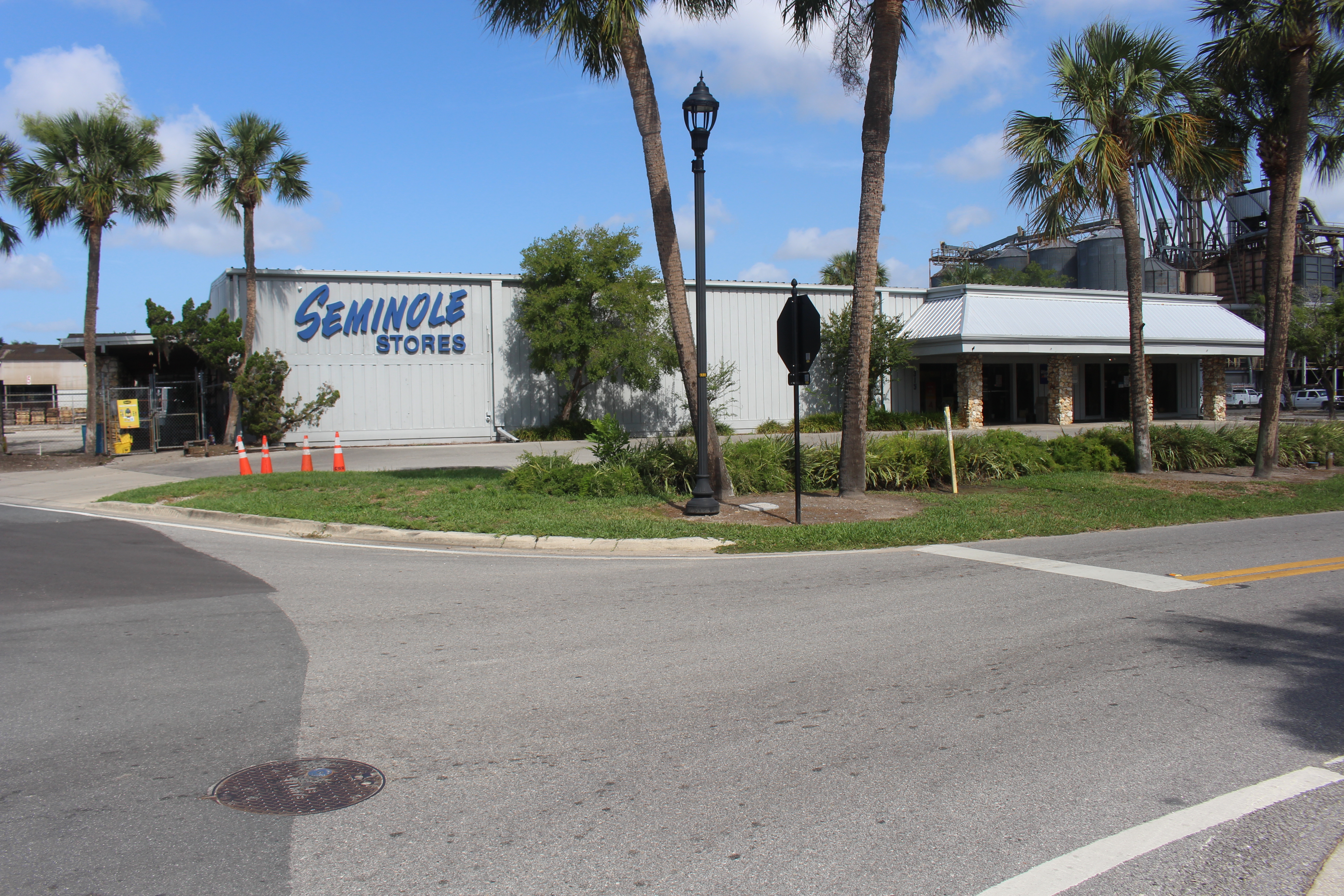 Businesses and storefronts in downtown Ocala Florida